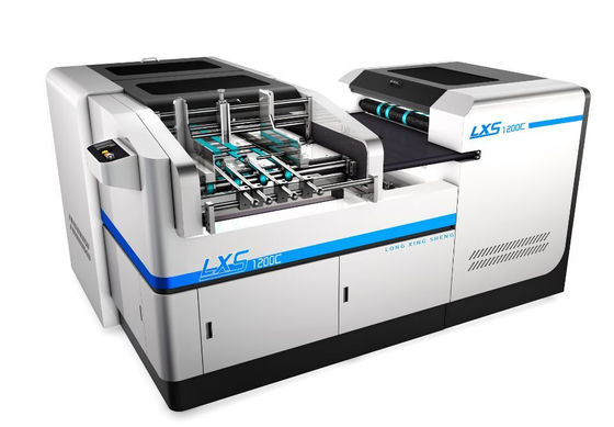 उपहार बॉक्स के लिए हाई स्पीड स्वचालित कार्डबोर्ड ग्रूविंग मशीन 600mmx600mm
