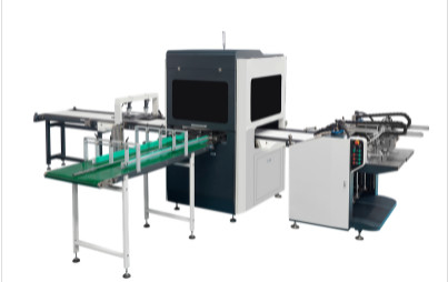 LS-900C द्वि-चैनल फोन घड़ी चॉकलेट कठोर बॉक्स विजुअल पोजिशनिंग मशीन