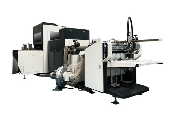 LS-450XL स्वचालित चमड़े के खोल फोटो फ्रेम कठोर बॉक्स विजुअल पोजिशनिंग मशीन 45 pcs/min