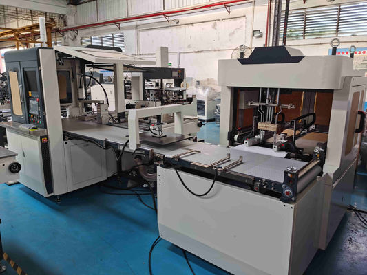 बॉक्स की ऊंचाई 15mm-130mm कॉस्मेटिक पैकेजिंग गिफ्ट बॉक्स मेकिंग मशीन विथ विजुअल पोजिशनिंग