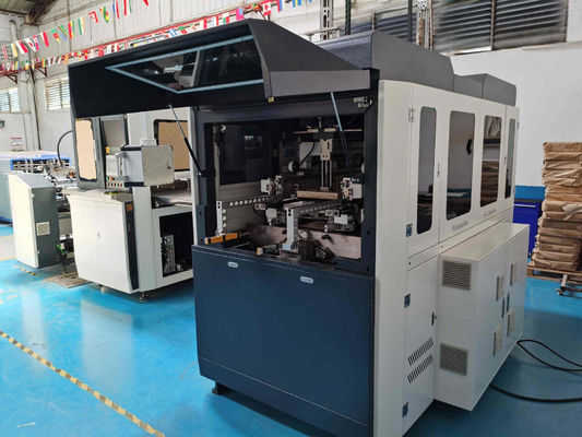 दोहरी बॉक्स रैपिंग सिस्टम के साथ कठोर उपहार केक बॉक्स बनाने की मशीन L120XW110mm110