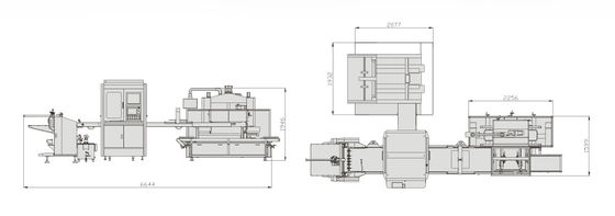 स्वचालित मोबाइल बॉक्स बनाने की मशीन बॉक्स आकार L80mm-400mm 3 चरण