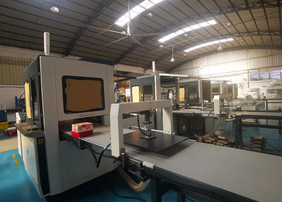 33pcs / मिनट पैकेजिंग बॉक्स बनाने की मशीन L5983mm पेपर बॉक्स निर्माण मशीन