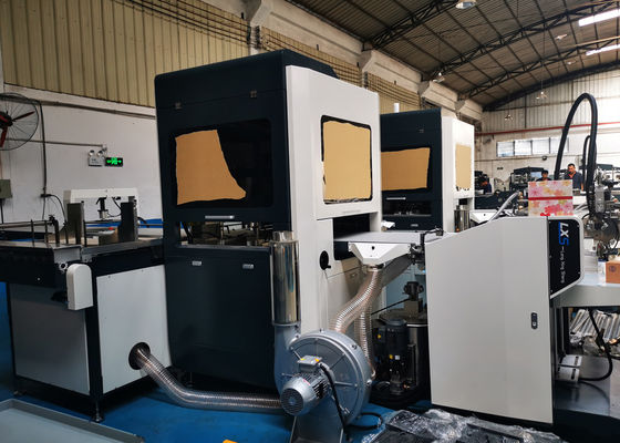 लग्जरी शू बॉक्स मेकिंग मशीन L5981XW3182XH2103mm ग्लूइंग पोजिशनिंग के साथ