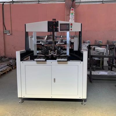 एंगल पेस्टिंग गिफ्ट बॉक्स मशीन L1650mm पूरी तरह से स्वचालित कठोर बॉक्स मेकिंग लाइन