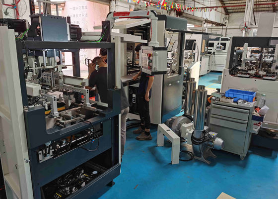 स्मार्ट कठोर शराब पैकेजिंग बॉक्स बनाने की मशीन 40 पीसी / न्यूनतम उच्च गति